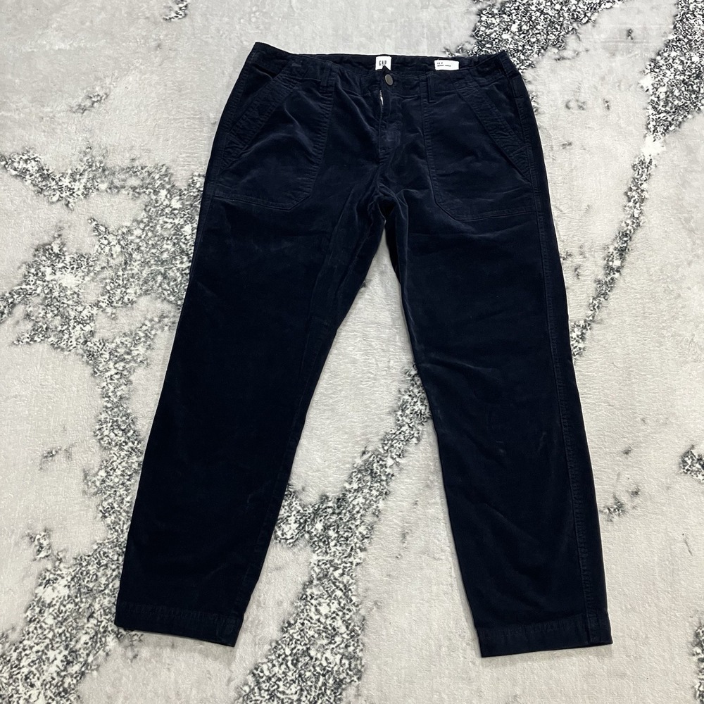 Gap Womens Size 10P Skinny Ankle Pants Tapestry Navy Blue Mid Rise Stretch